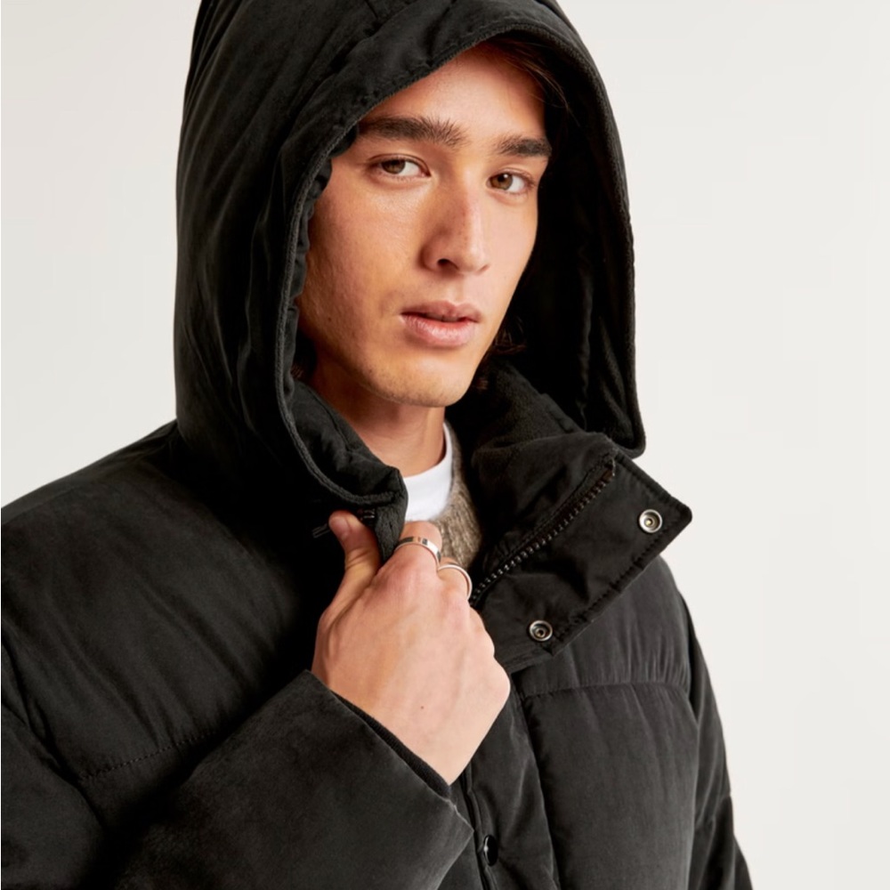 Abercrombie & Fitch Men’s Ultra Puffer Coat with Hood - Picture 7 of 10